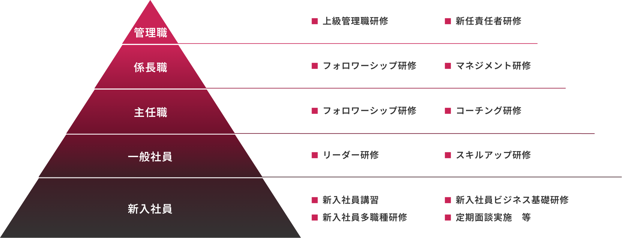 階層別研修制度